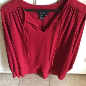 Karen Kane Red Blouse